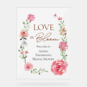 Amour dans Fleurs de fleurs Fête des mariées Affic (Recto)