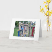 amour dans le carte pour notes de Budapest (Fleur jaune)