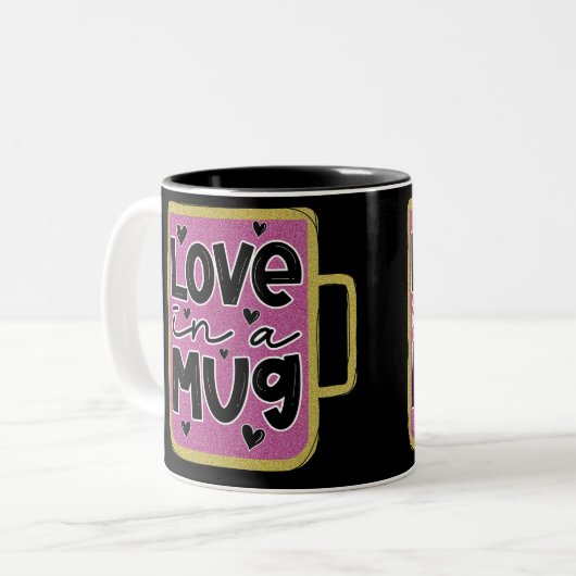 Amour Dans Une Mug Valentine (Devant gauche)