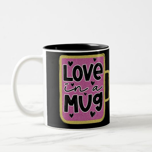 Amour Dans Une Mug Valentine (Gauche)