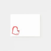 Amour dans votre coeur post-it notes (Devant)