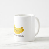 Amour de #bananagram vous tante Mug (Devant droit)