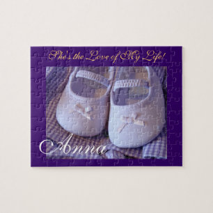 Amour de Bébé de Ma Vie puzzle Chaussures Nom de B