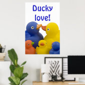 Amour de canard - affiche (Bureau à domicile)