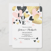 Amour de ces coeurs Invitation (Devant)
