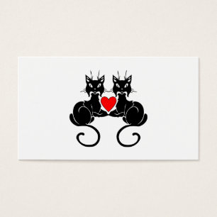 Amour de chat noir