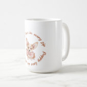 Amour de chiot dans chaque gorgée | Mug pour amour (Devant droit)