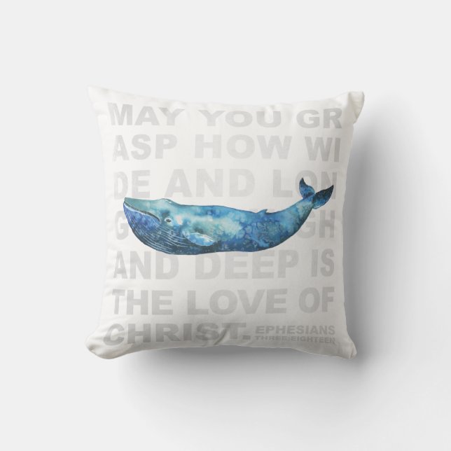 Amour de coussin moderne de baleine de 3h18 du (Recto)
