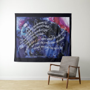 "Amour de Dieu" 80 in. x 68 in. Tenture