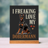 Amour de Dobermann Amateur de Chien (Neutre)