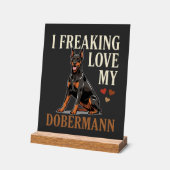 Amour de Dobermann Amateur de Chien (Angle)