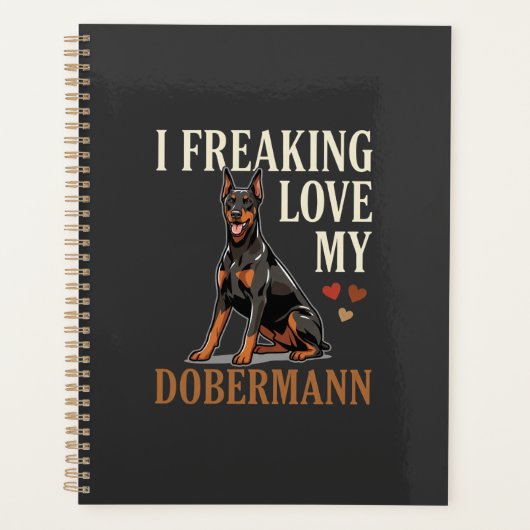 Amour de dobermann amateur de chien (Devant)