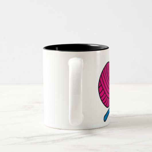 Amour de fil - tasse de crochet (Poignée)