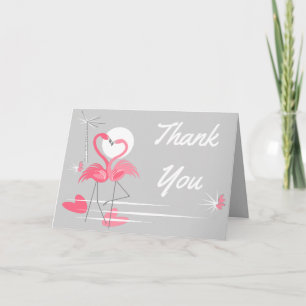 Amour de flamant rose Merci texte intérieur gris p