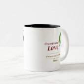 Amour de la feuille du coeur - Maman Mug (Devant droit)