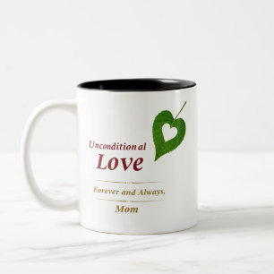 Amour de la feuille du coeur - Maman Mug