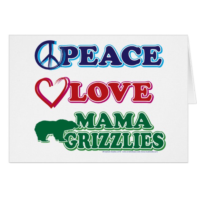 Amour De La Paix - Mama-Grizzlies (Devant horizontal)