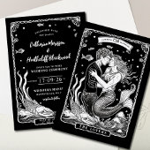Amour de la sirène | Faire-part de mariage Tarot