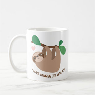 Amour de la tasse I de paresse traînant avec vous
