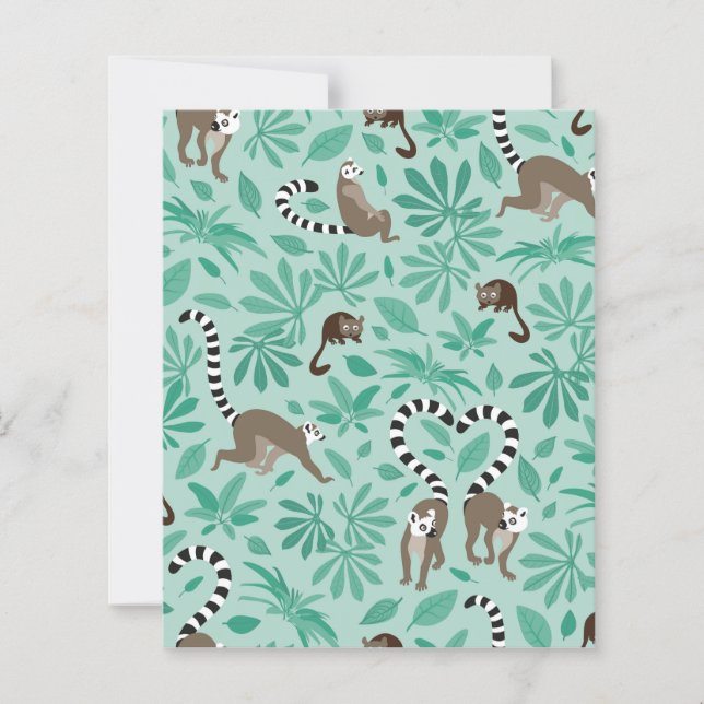 Amour de lémurien pour les feuilles de menthe (Devant)