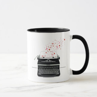 Amour de machine à écrire - tasse