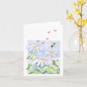 Amour de Marguerites - Carte de Note (Fleur jaune)
