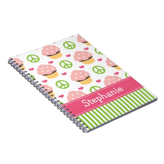 Amour de paix de journal de carnet de notes à (Côté Droit)