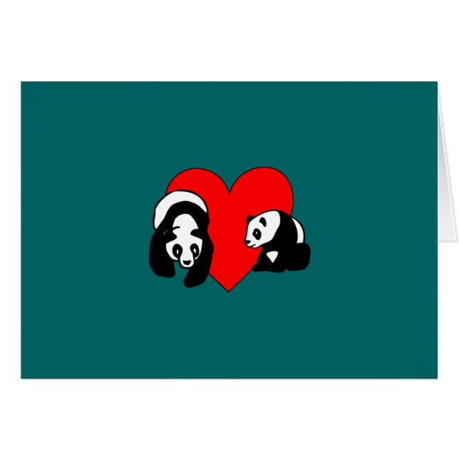 Amour de panda (Devant Horizontal)