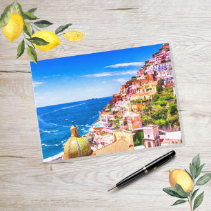 Amour de Positano Italie Carte Postale