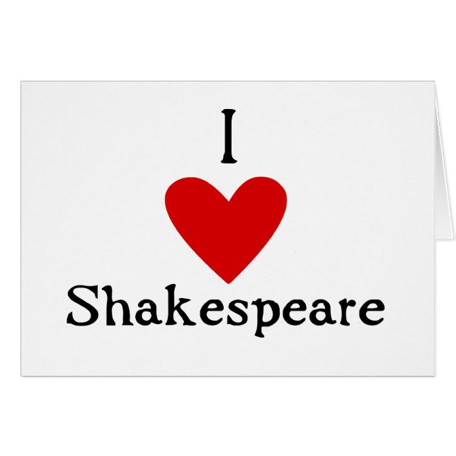 Amour de Shakespeare (Devant horizontal)