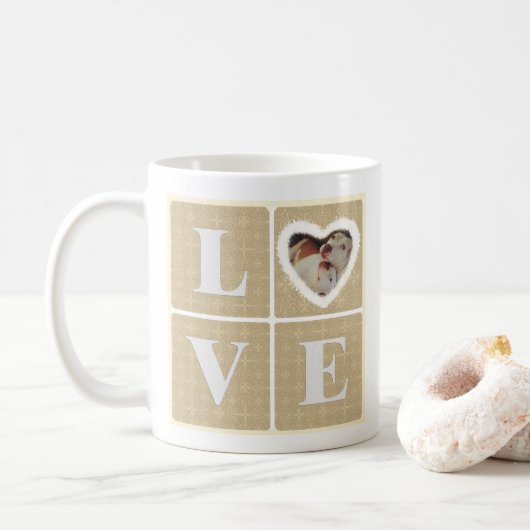 Amour de tasse de café (Avec donut)