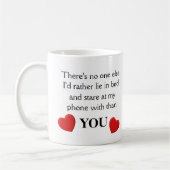 Amour de téléphone drôle - Tasse (Gauche)