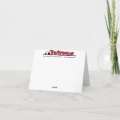 Amour de tracteur Remercier-Votre carte de note (Dos)