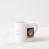 AMOUR DES ANIMAUX Tasse à expresso + Texte / Arc-e (Devant droit)