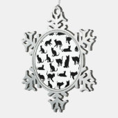 amour des chats ornement en étain (Vue impression)