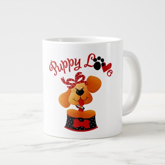 Amour des chiots - Mug Jumbo (Devant droit)