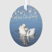 Amour des cygnes Noël (devant)