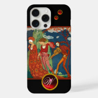 AMOUR, DÉSIR ET PIERRE GEMME ROUGE DE LA MONOGRAMM