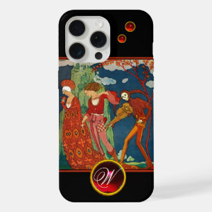 AMOUR, DÉSIR ET PIERRE GEMME ROUGE DE LA MONOGRAMM