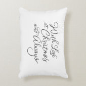 AMOUR DEVANT ET NOËL DERRIÈRE COUSSIN (Devant(Vertical))