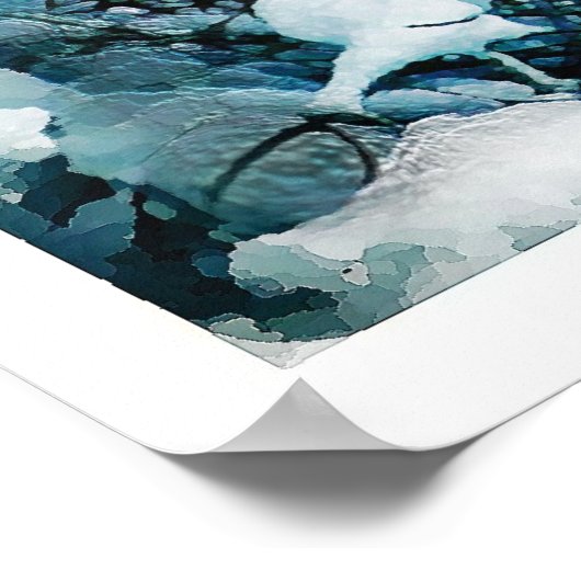 Amour d'hiver, affiche (Coin)