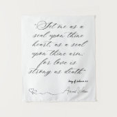 Amour divin : tapisserie de mariage (Devant)