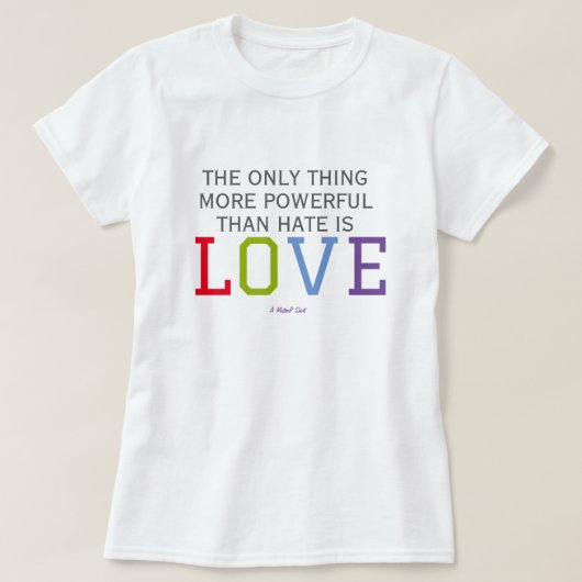 AMOUR (double face) - Un T-shirt MisterP (Design devant)