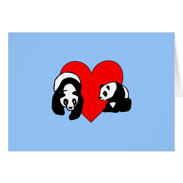 Amour d'ours panda (Devant Horizontal)