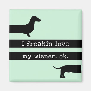 Amour du freakin I mon aimant moderne de