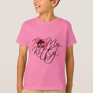 Amour du rose I mes T-shirts et cadeaux de Kitty