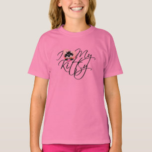 Amour du rose I mes T-shirts et cadeaux de Kitty