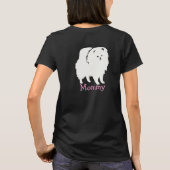 Amour du T-shirt I de dames mon Pomeranians (Dos)