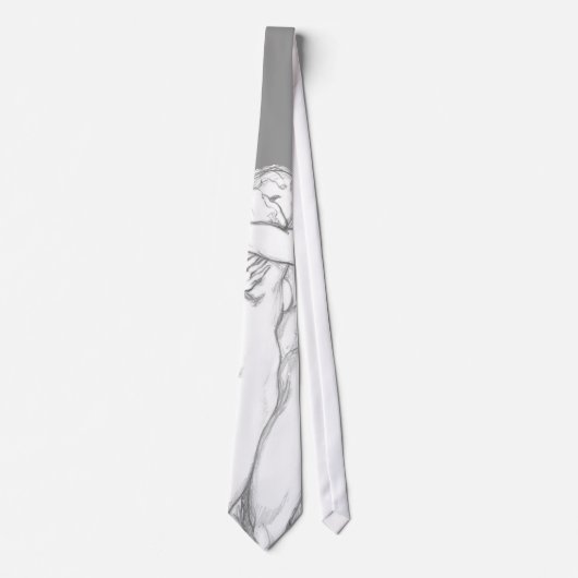 Amour Embrace Cravate Véritable Amour Art Necktie (Devant)