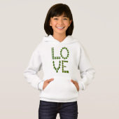 Amour - Emerald Green Gemstone Letters (Devant entier)